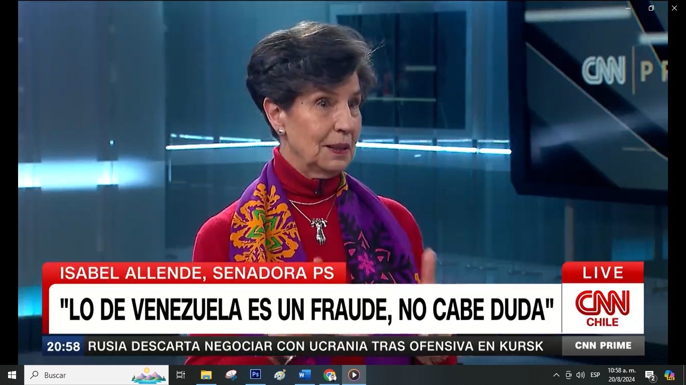 Hija de Salvador Allende: Es evidente que Maduro no ganó la elección