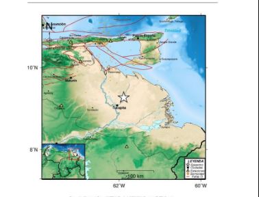 Se registró un temblor de 4.2 en Tucupita