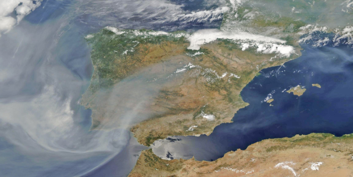 El humo de los incendios en Canadá llega hasta Baleares