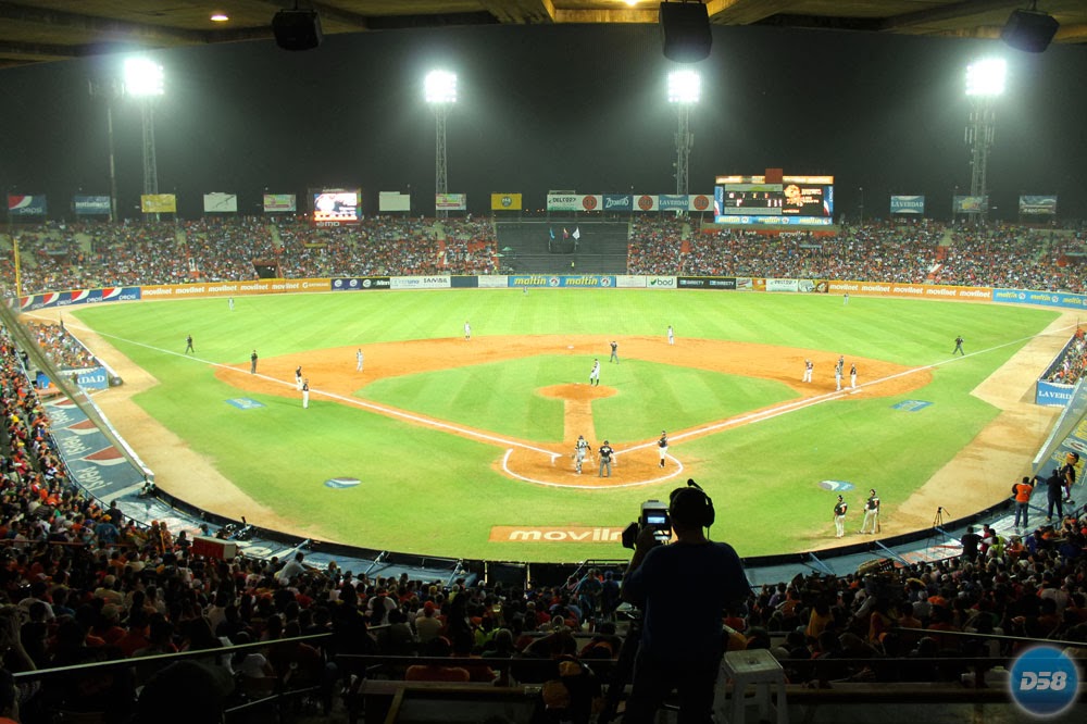 Trabajos en el estadio Luis Aparicio 