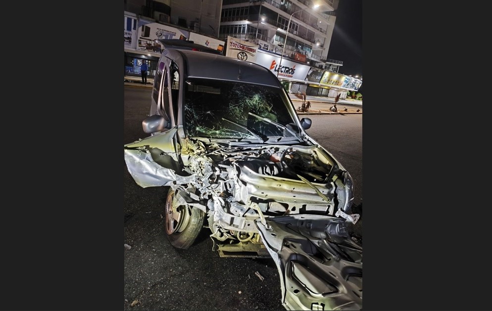 Un herido dejó accidente de tránsito la Av. 5 de Julio en Maracaibo