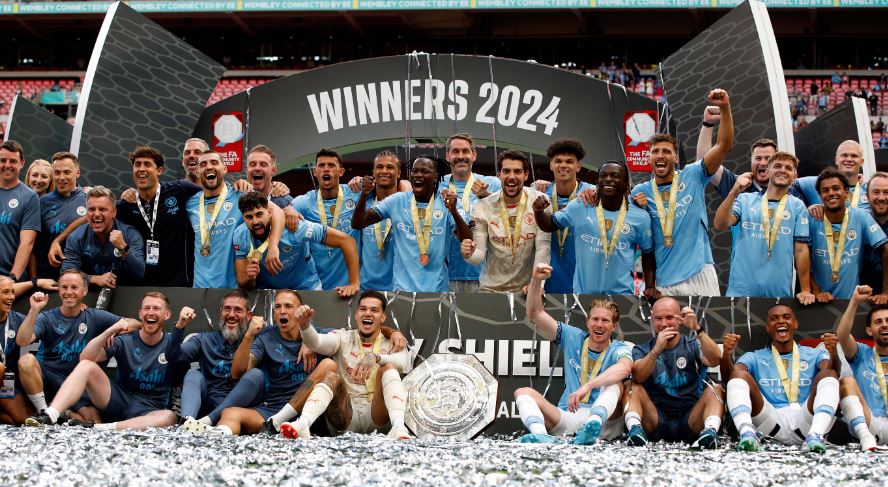 Manchester City logra coronarse en la Community Shield 