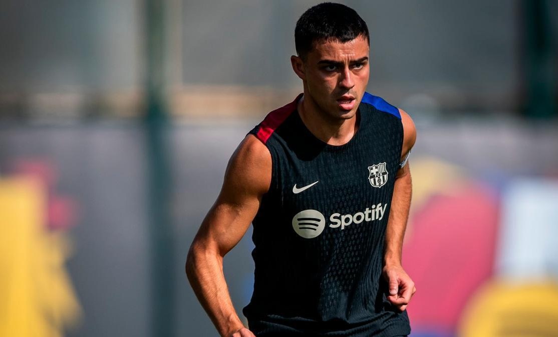 Pedri ya entrena con el Barcelona