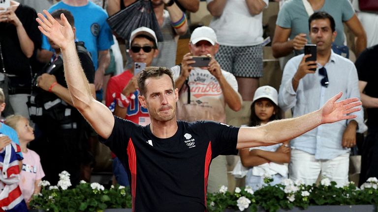 Andy Murray le dio el adiós definitivo al tenis en París 2024