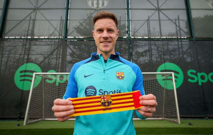 Ter Stegen lidera entre los cinco capitanes que tendrá Barcelona en esta temporada