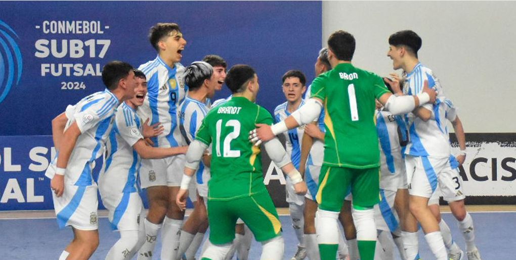 Venezuela perdió su invicto de grupo con Argentina en el suramericano sub17 de futsal