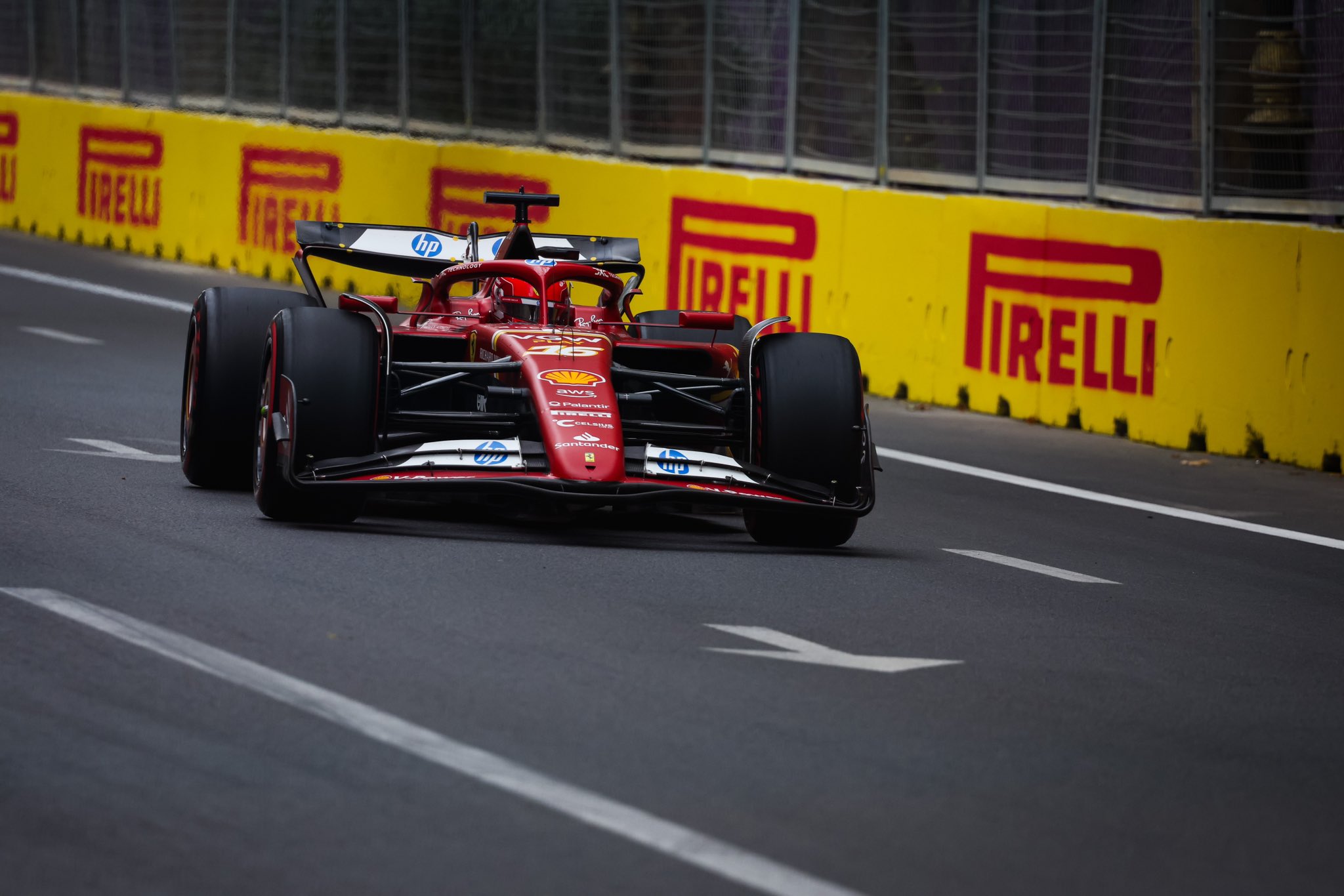 Charles Leclerc logró la pole en el Gran Premio de Azerbaiyán