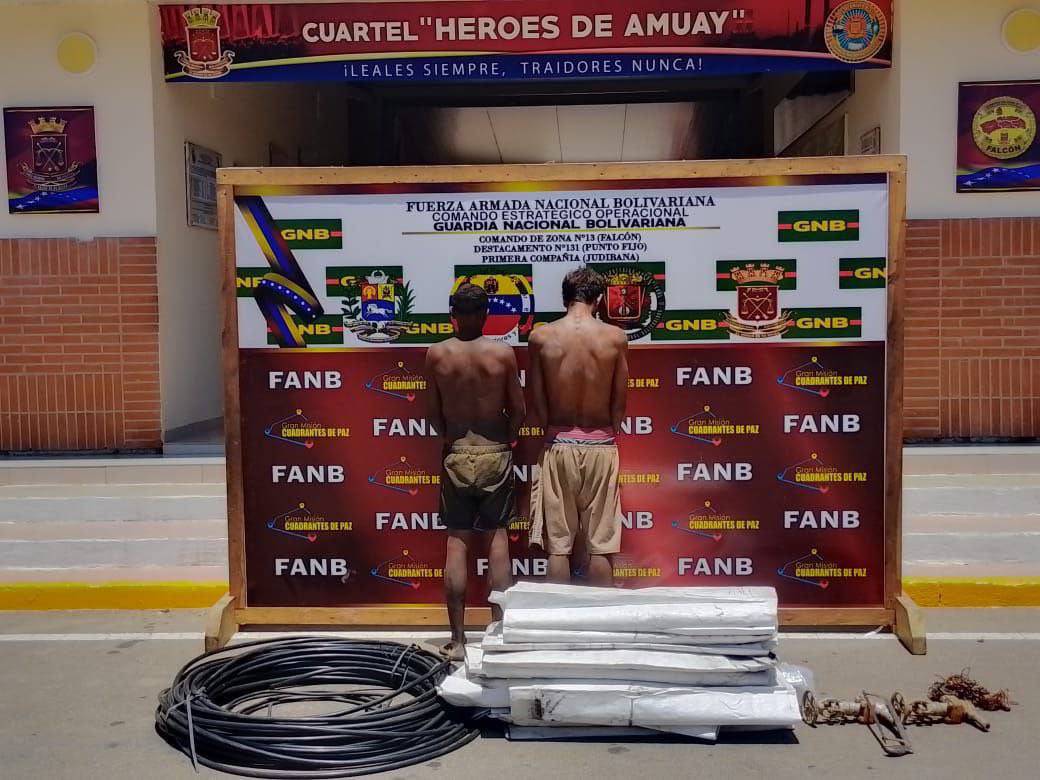 Dos presos por sabotaje a la Refinería Amuay