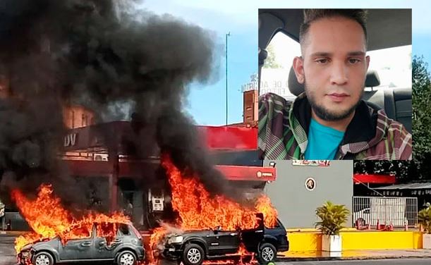 Fallece joven al incendiarse su vehículo en una estación de servicio de Maracay