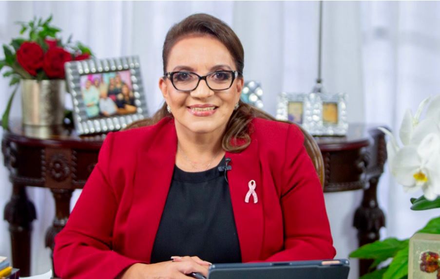 Presidenta Xiomara Castro denuncia que en Honduras está en marcha 