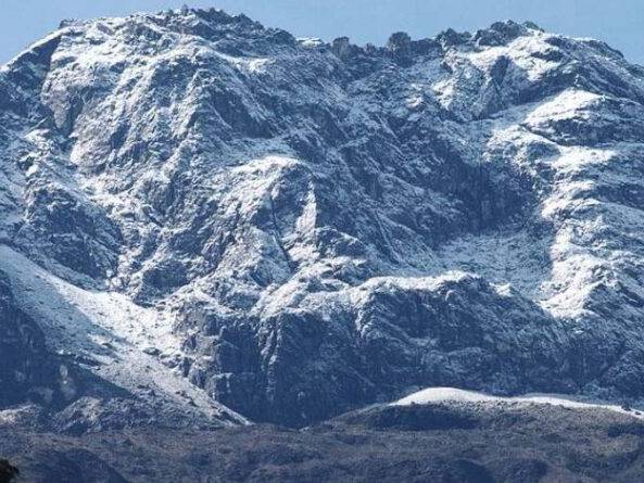 La Sierra Nevada de Mérida se viste de blanco por segunda vez en enero