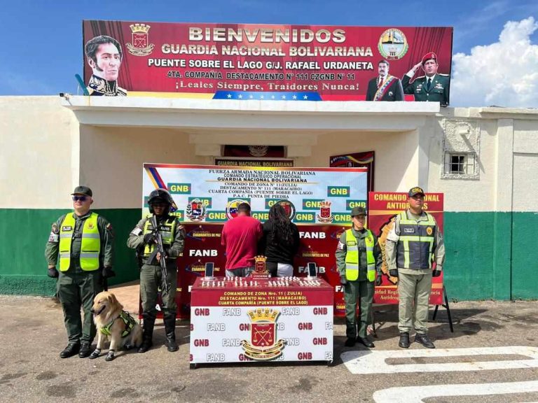 GNB detuvo a una pareja con dediles de droga en sus estómagos en el Puente sobre el Lago de Maracaibo