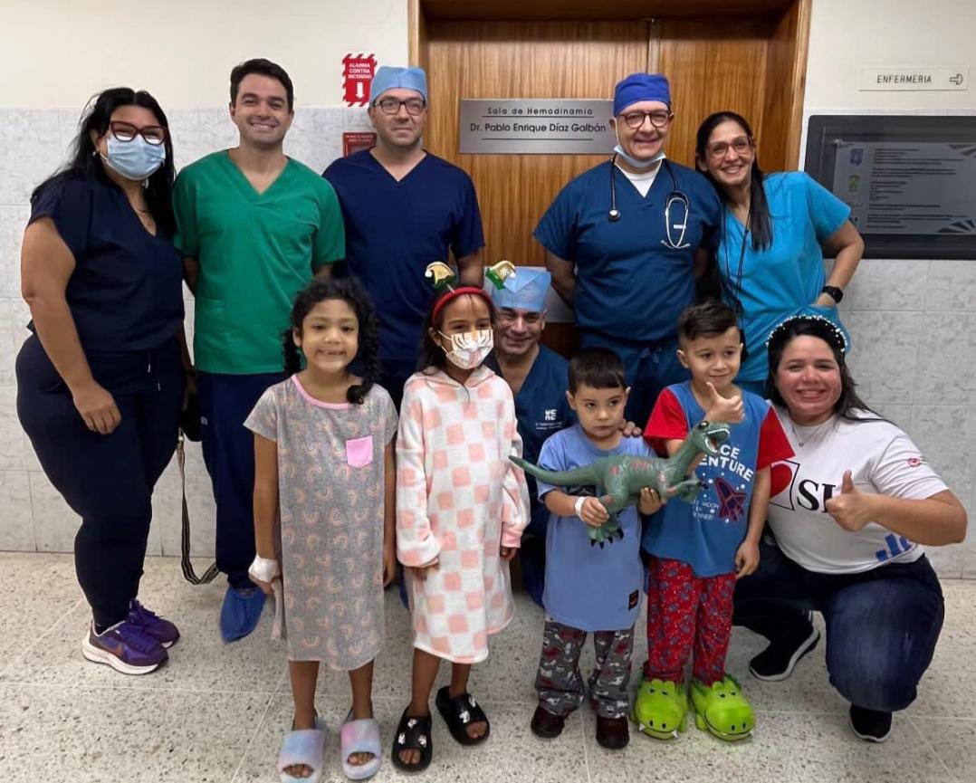 FundaHipertensión-IECLUZ realizaron jornada de Cateterismo a nueve niños y niñas con cardiopatía congénita