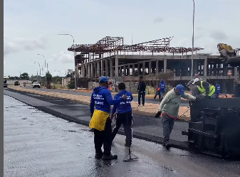 Alcaldía de San Francisco avanza en la recuperación vial del Km4