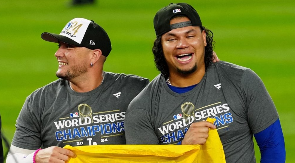 Los dos venezolanos que quedaron campeones de la Serie Mundial con  Dodgers