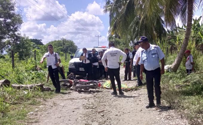 Sicarios asesinan a hombre cuando iba en su moto por un caserío de Colón