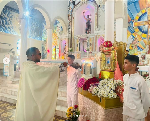 Parroquia San Juan Bautista de La Rosa Vieja recibió la visita de la Virgen del Rosario