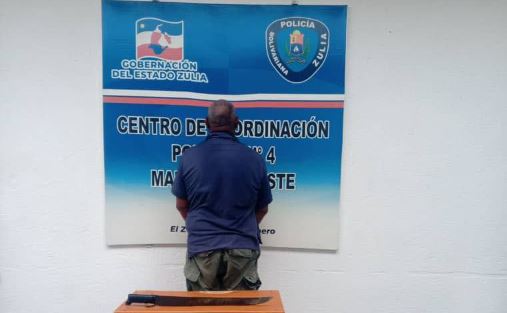 Atacó a su yerna con un machete en Villa Baralt