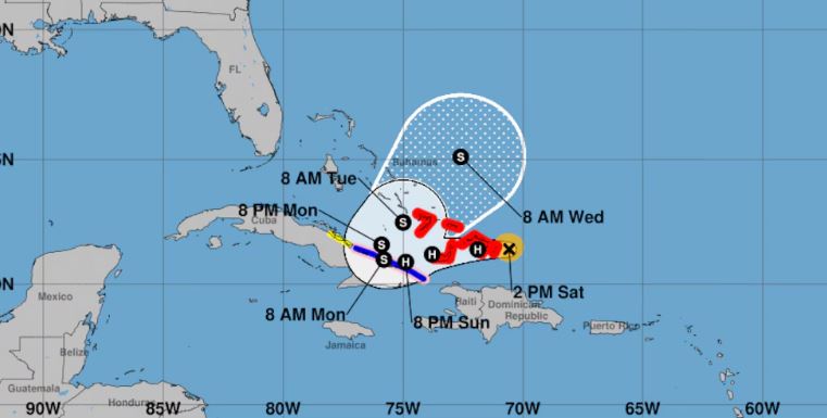 Se formó la tormenta tropical Oscar frente a la costa de Bahamas