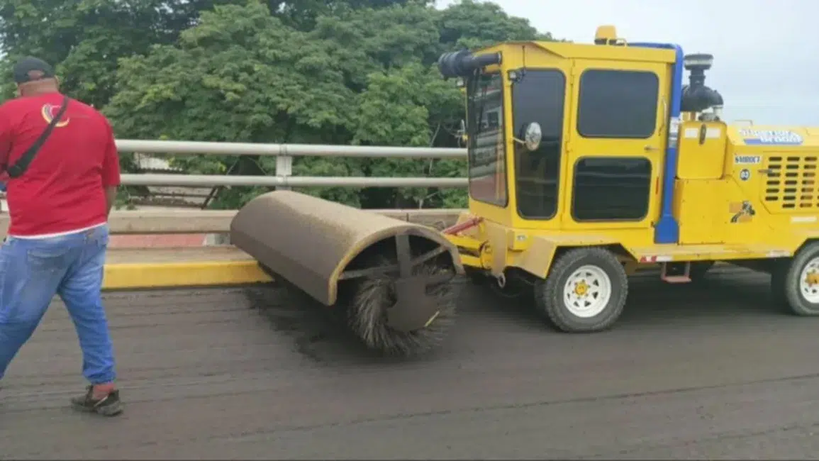 Así avanzan las labores de rehabilitación del puente sobre el Lago