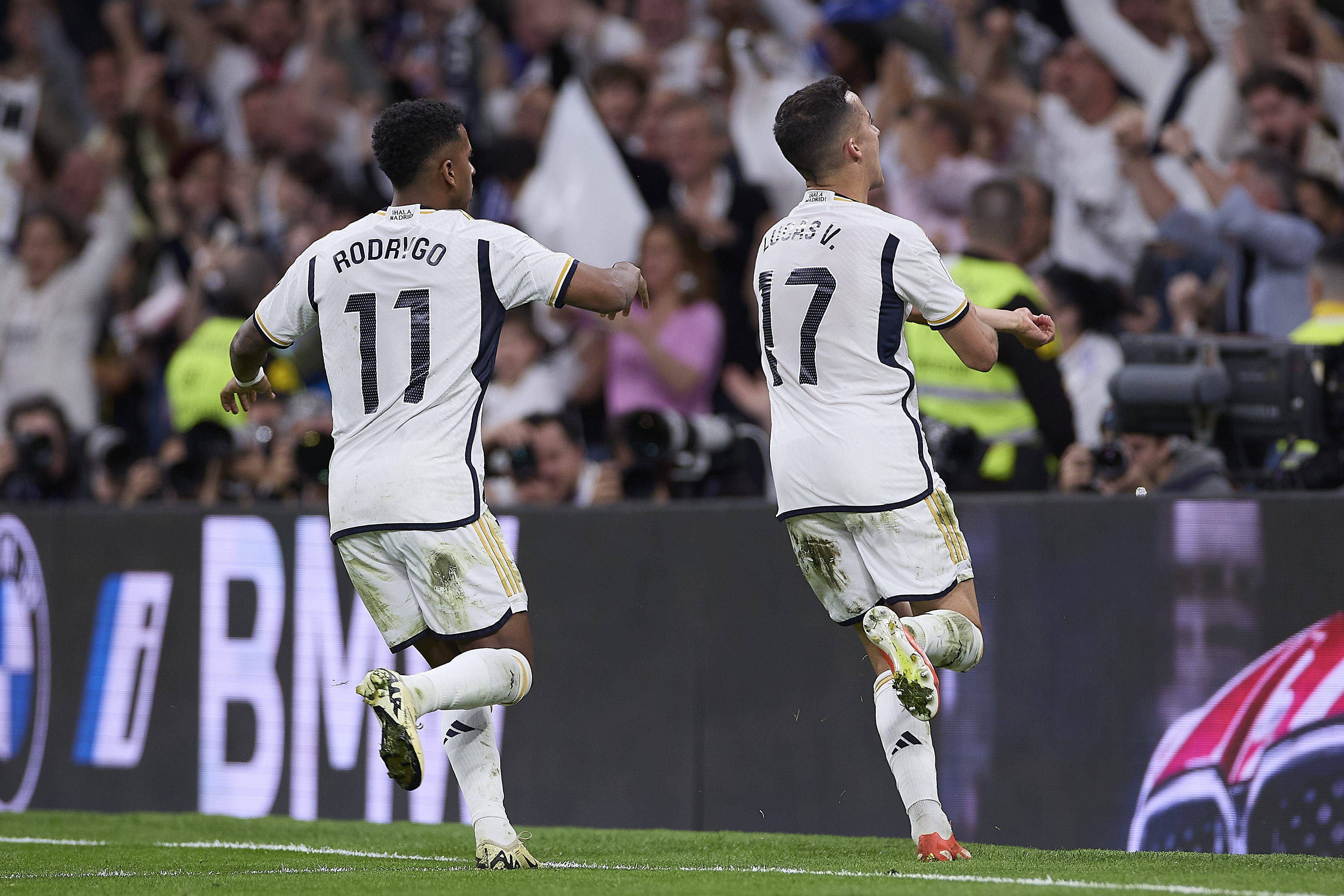 Rodrygo y Lucas Vázquez a la enfermería del Real Madrid