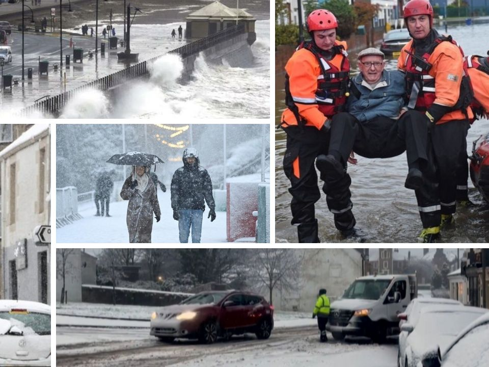 Más de 250 alertas de inundación en Reino Unido por lluvias de tormenta Bert