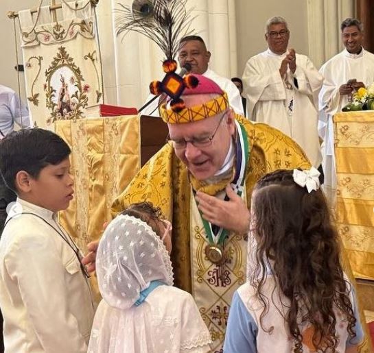 Mara recibió al Nuncio Apostólico Monseñor Alberto Ortega Martín