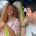 Shakira y Sebastián Yatra cantan juntos en su auto de lujo