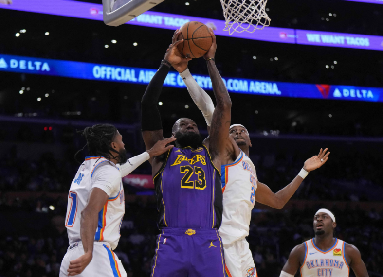 Thunder extiende su buen momento al vencer a Lakers