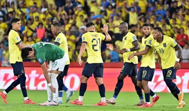 Ecuador goleó a Bolivia para recuperarse en Eliminatorias