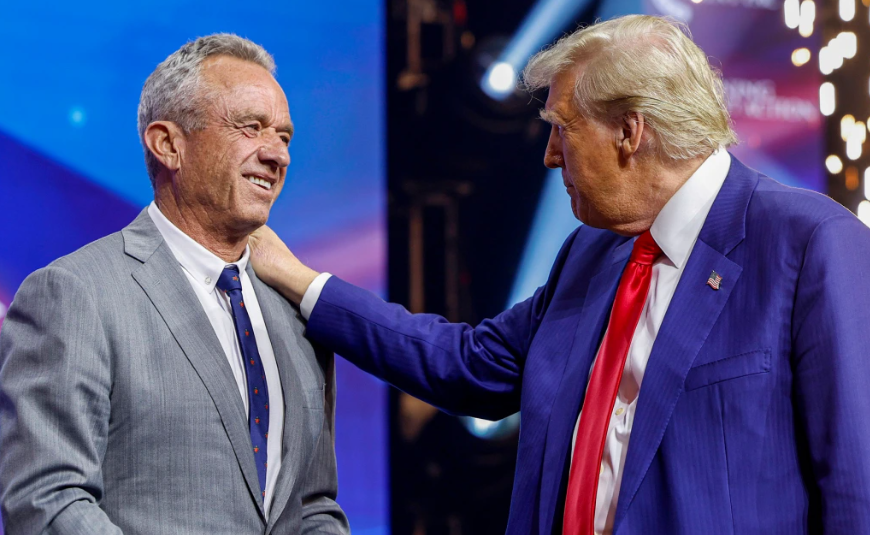 Trump escoge al excandidato presidencial Robert F. Kennedy Jr. como secretario de Salud