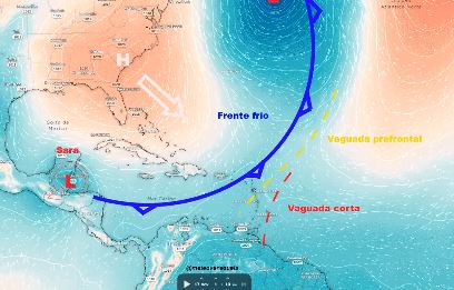 Advierten sobre una Vaguada que se aproxima al noreste de Venezuela