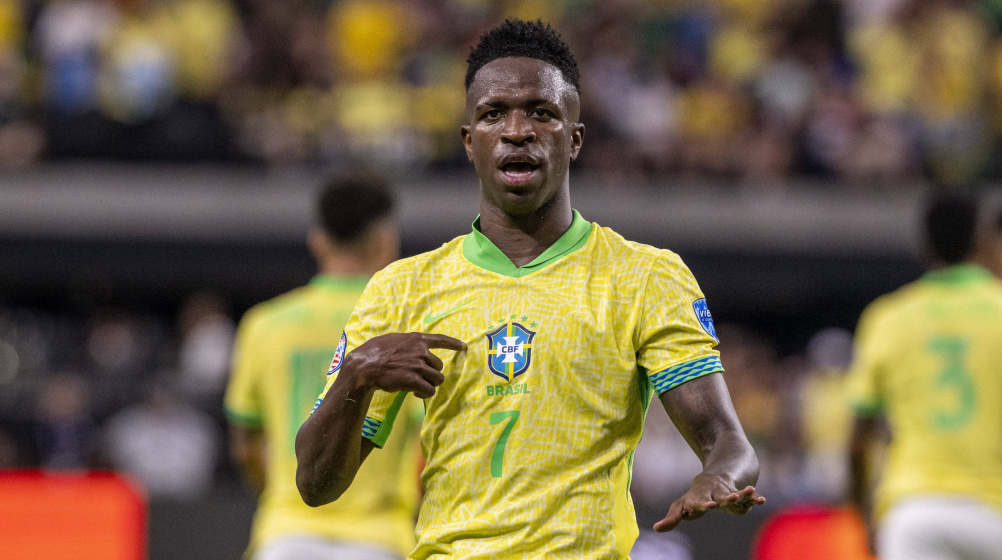 Vinicius Jr. será titular en el encuentro de Brasil ante la Vinotinto