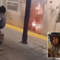 Muere una mujer quemada viva en el metro de Nueva York tras prenderle fuego un hombre a su ropa con un mechero