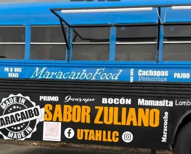 Un autobús escolar con sabor zuliano cautiva paladares en Utah