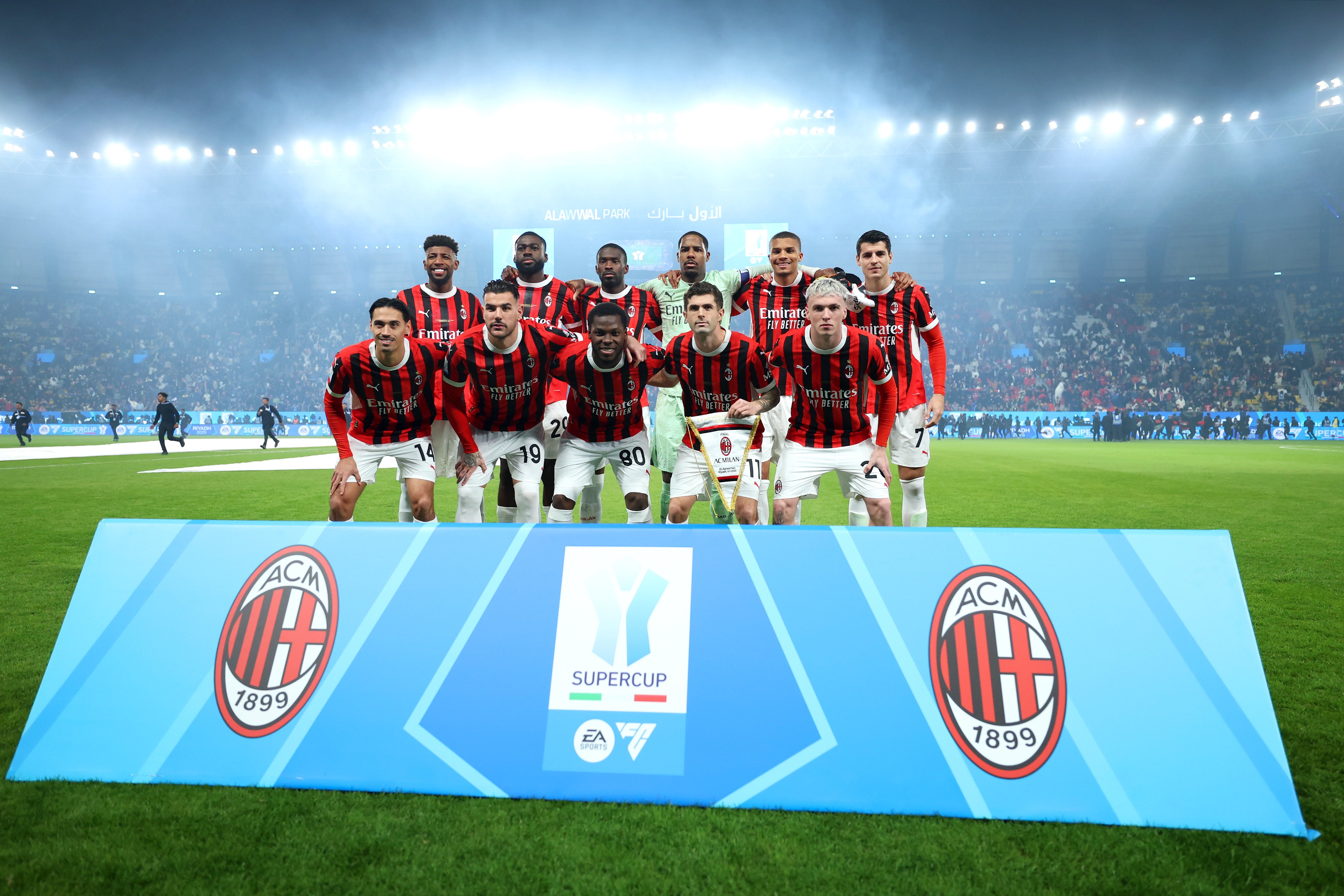 Milan conquistó la Supercopa de Italia al vencer a Inter