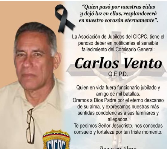 Murió Carlos Vento, guardia vieja de PTJ