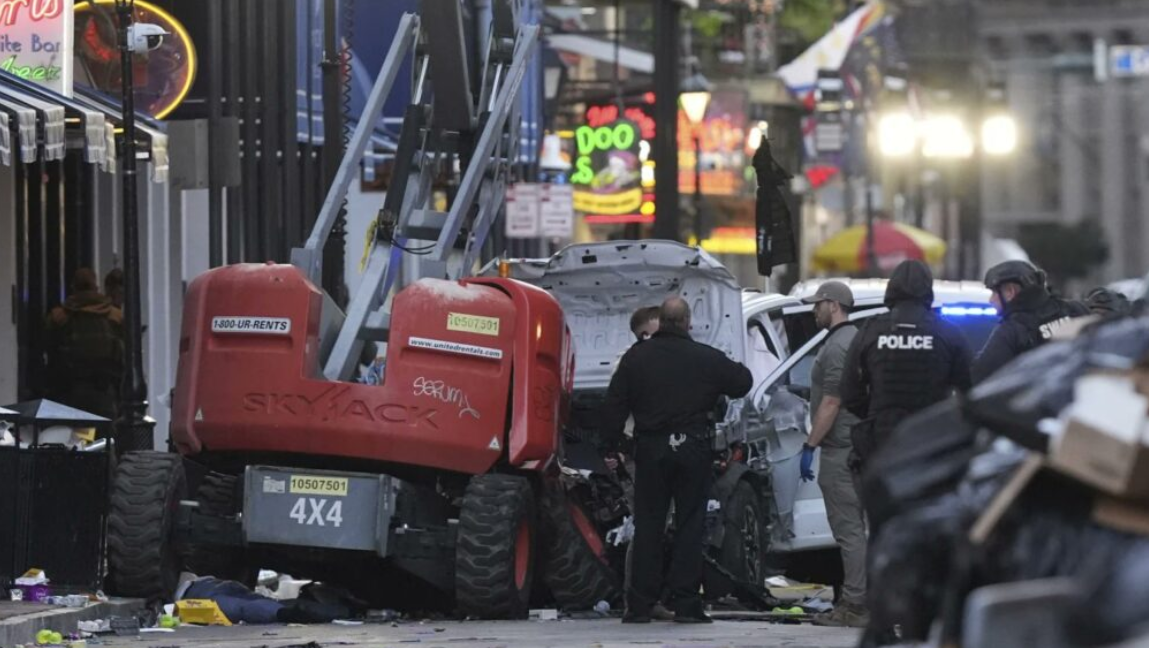 Murió el sospechoso del multitudinario atropello en Nueva Orleans