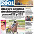 Titulares de la prensa nacional para este lunes 20 de enero