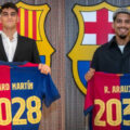 Barcelona renovó a Gerard Martín y Ronald Araujo