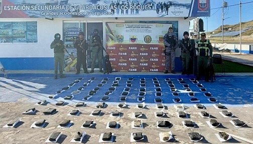 Hallan casi 100 panelas de marihuana en el archipiélago Los Roques