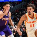 Trae Young concretó una gran noche ante Suns