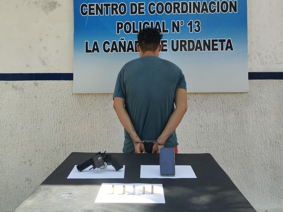 Tras las rejas un delincuente capturado por oficiales del CPBEZ en la Cañada de Urdaneta