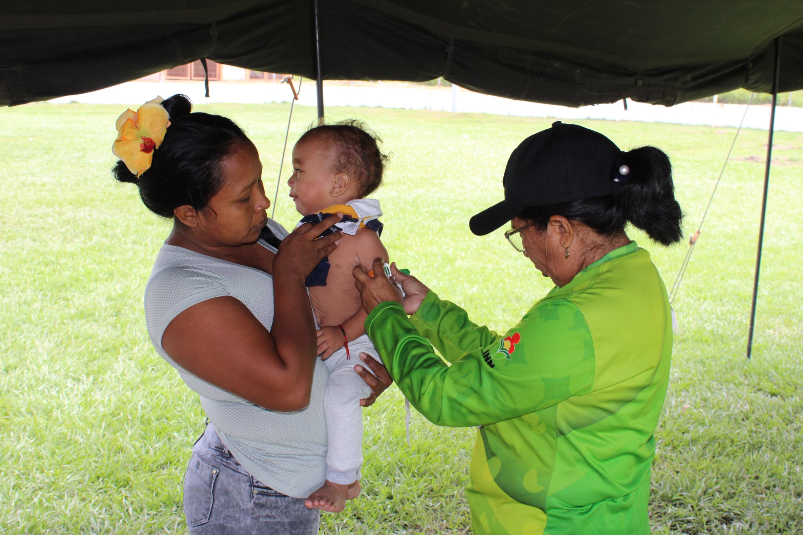 Realizan despliegue en el municipio Semprum para garantizar seguridad alimentaria a los desplazados colombianos