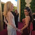 Salma Hayek y Nicole Kidman iluminaron los Globos de Oro