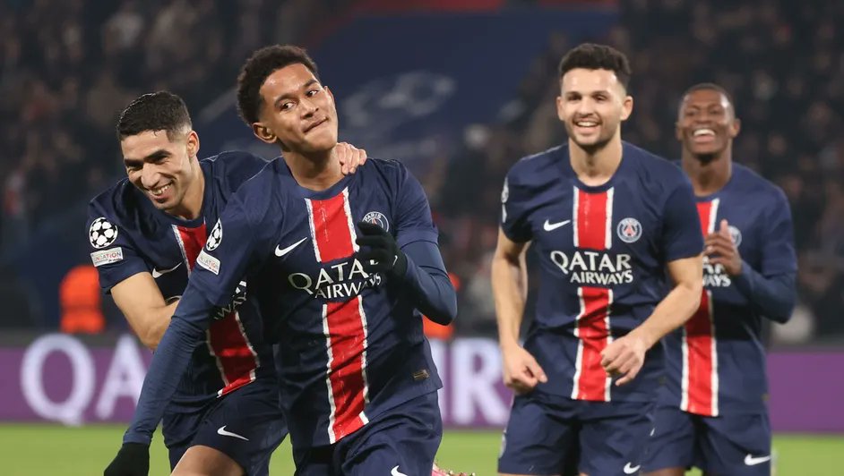 PSG destrozó a Brest y pasó a octavos de la Uefa Champions League