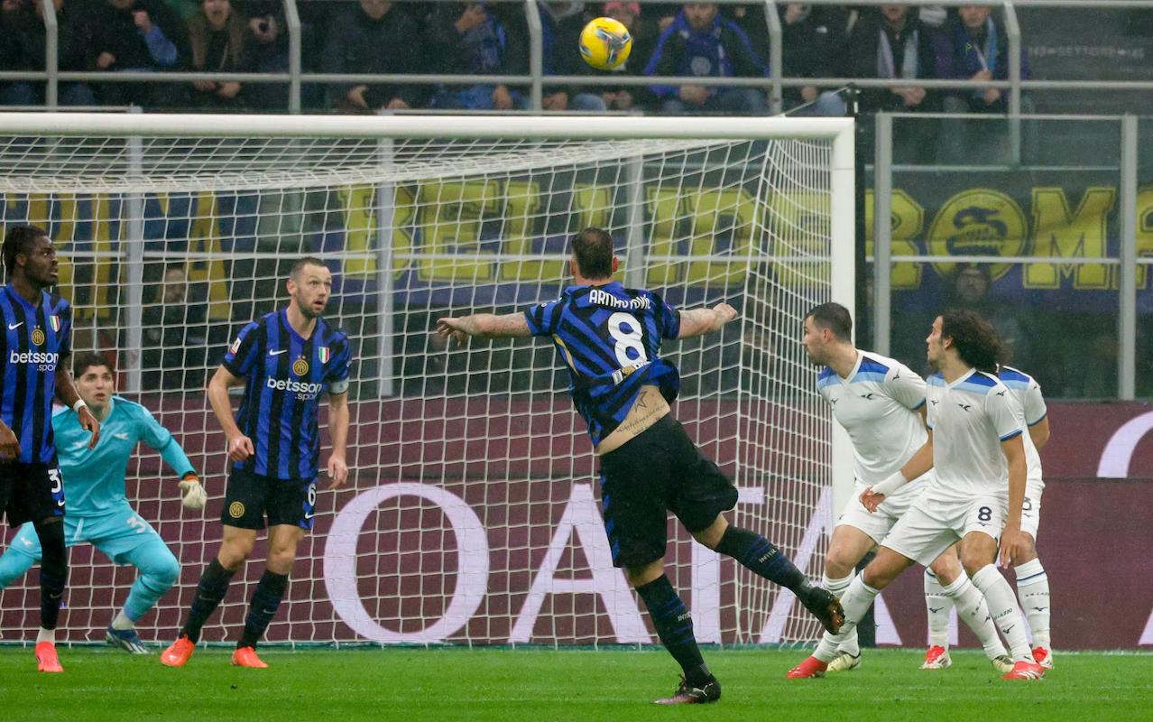 Inter superó a Lazio y avanzó a semis de la Copa Italia