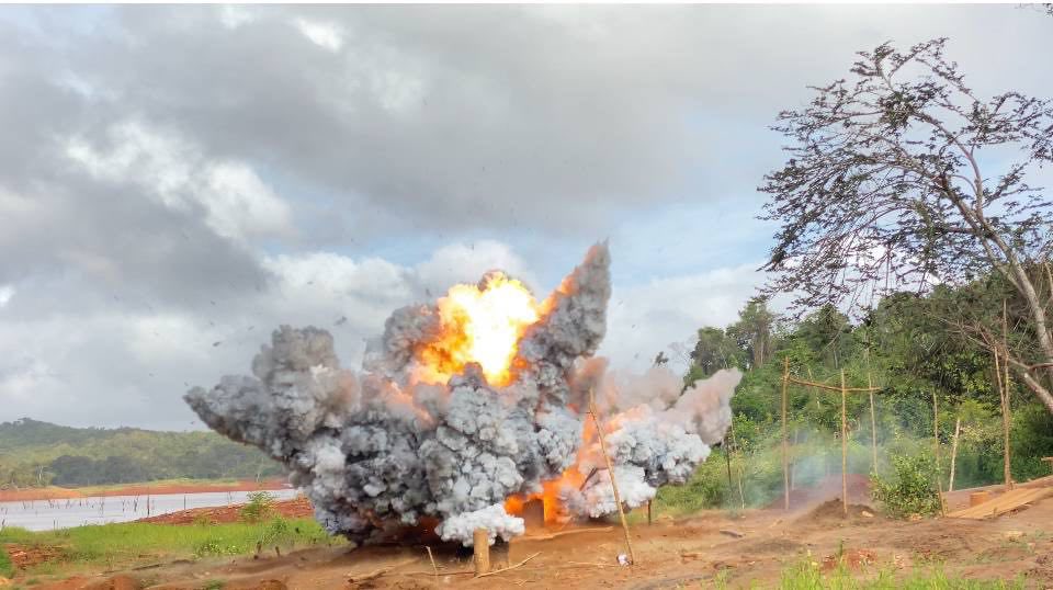 FANB destruye un campamento de minería ilegal en Bolívar