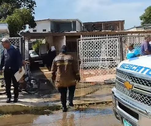 Niño de siete años se salvó de un voraz incendio dentro de su casa en Maracaibo