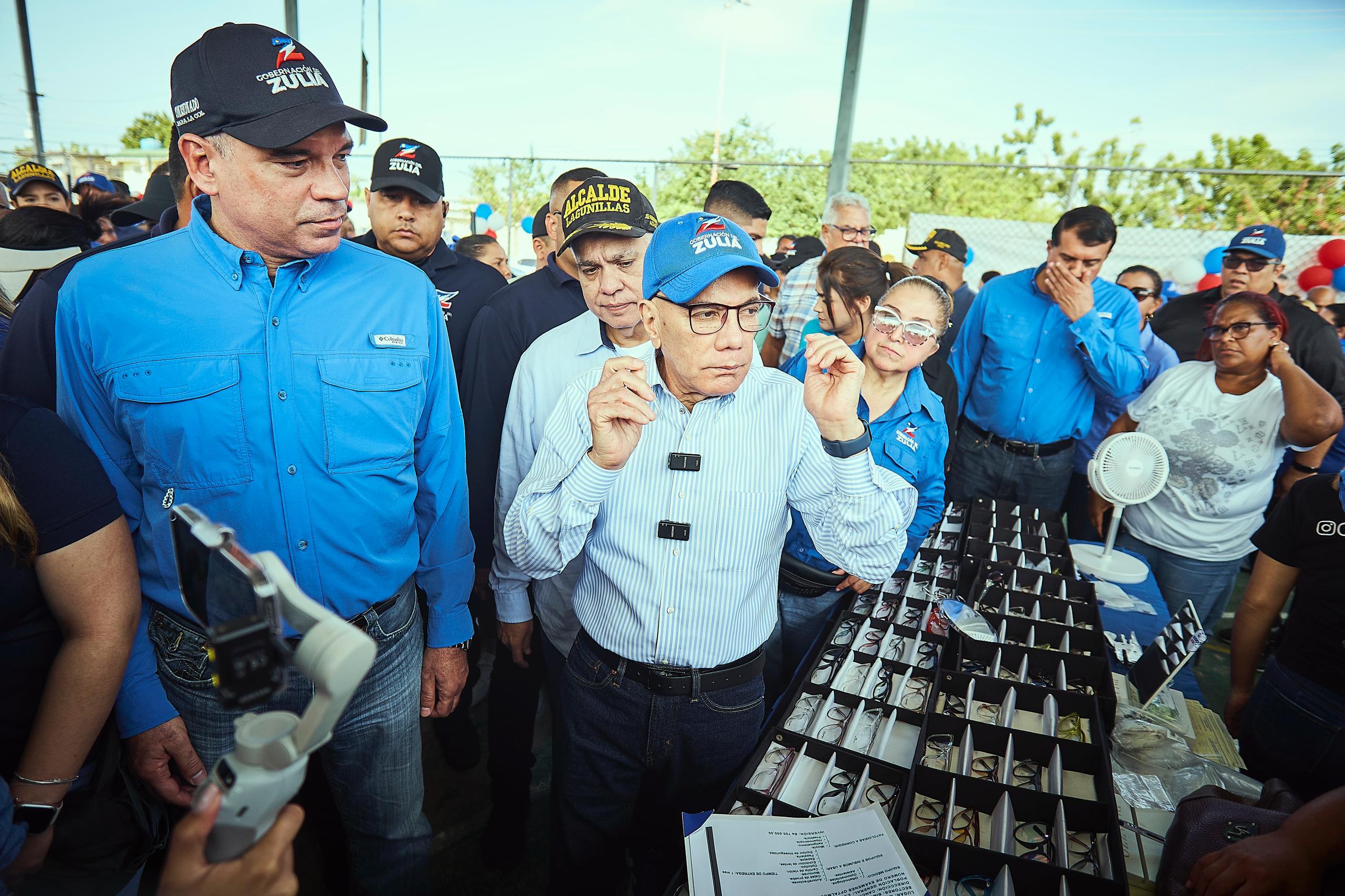 Rosales inaugura el Corredor Vial N, inspecciona obras y realiza jornadas sociales en Lagunillas